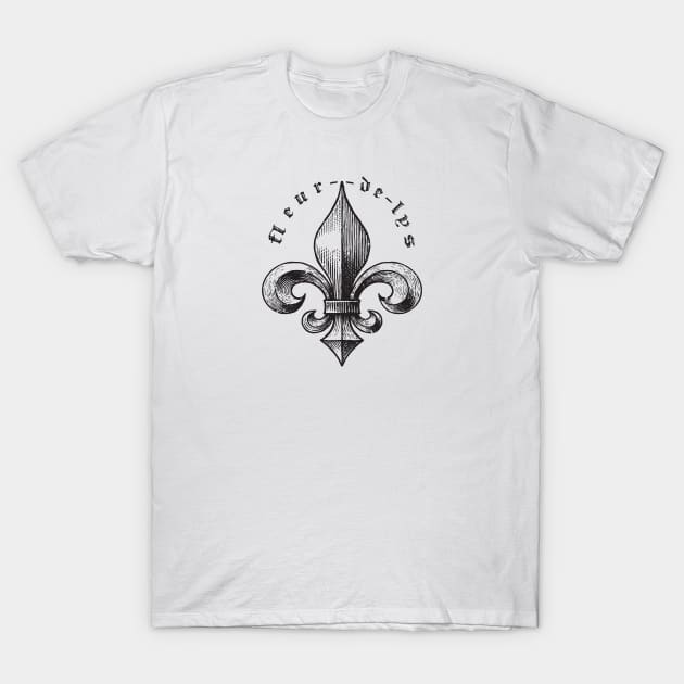 Fleur de lys T-Shirt by StefanAlfonso